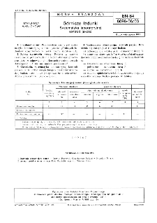 Górnicze ładunki - Systematyka laboratoryjnej kontroli jakości BN-84/6096-06/03