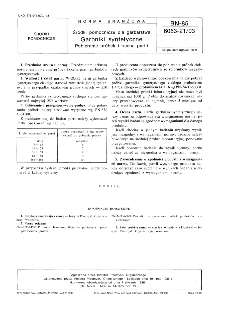 Środki pomocnicze dla garbarstwa - Garbniki syntetyczne - Pobieranie próbek i ocena partii BN-85/6063-21/03
