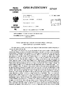 Układ optymalnego zasilania surowcem młyna kulowego, najkorzystniej do przemiału kopalin : opis patentowy nr 127615