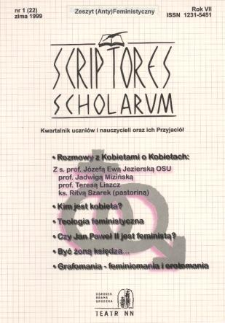 Scriptores Scholarum : kwartalnik uczniów i nauczycieli oraz ich Przyjaciół R. 7, nr 1(22), zima 1999