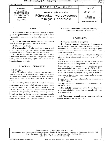 Wyroby garmażeryjne - Półprodukty i wyroby gotowe z mięsa i podrobów BN-80/8151-03