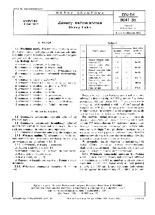 Zasady naftoelanowe - Metody badań BN-84/6041-35