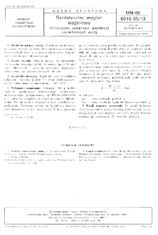 Syntetyczny węglan wapniowy - Oznaczanie zawartości substancji niezwilżanych wodą BN-86/6016-05/13
