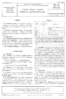 Przepusty kolejowe i drogowe - Elementy prefabrykowane BN-74/8935-04