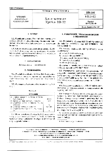 Żywice syntetyczne - Żywica KR-12 BN-80/6311-10