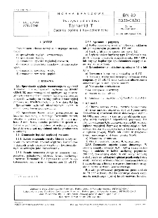 Tworzywa poliamidowe - Tarnamid T - Badania ogólne i fizykochemiczne BN-80/6336-01/03