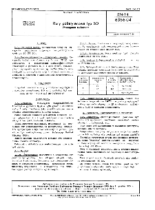 Rury polietylenowe typ 50 - Wymiary techniczne BN-74/6366-04