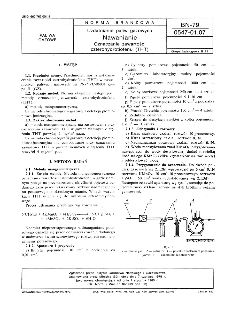 Uzdatnianie paliw gazowych - Nawanianie - Oznaczanie zawartości czterohydrotiofenu (THT) BN-79/0547-01.07