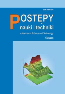 Postępy Nauki i Techniki = Advances in Science and Technology 4/2010