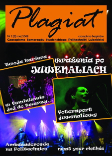 Plagiat : czasopismo Samorządu Studenckiego Politechniki Lubelskiej nr 5(5) maj 2008
