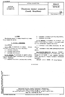 Chwytacze maszyn szyjących - Zasady klasyfikacji BN-62/1870-01