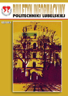 Biuletyn informacyjny Politechniki Lubelskiej 1(2)/1999
