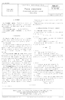 Pasze prasowane - Oznaczanie gęstości granul i brykietów BN-87/9135-08