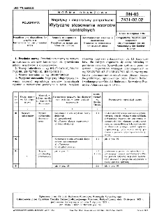 Negatywy i diapozytywy poligraficzne - Wytyczne stosowania wzorców kontrolnych BN-83/7431-02.02