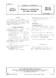 Znaczniki podziałowe do ciast i tortów BN-72/2604-04