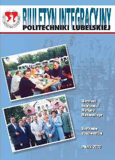 Biuletyn informacyjny Politechniki Lubelskiej 1(4)/2000 : dodatek specjalny : Biuletyn Integracyjny Politechniki Lubelskiej