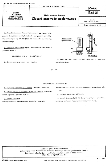 Silniki lotnicze tłokowe - Złączki przewodu zapłonowego BN-66/1361-01