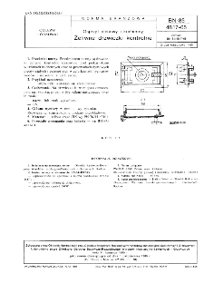 Osprzęt piecowy i kuchenny - Żeliwne drzwiczki kontrolne BN-85/4817-05