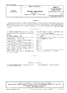 Wyroby aerozolowe - Metody badań - Postanowienia ogólne i zakres normy BN-79/6140-09.00