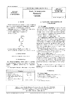 Środki farmaceutyczne - Pantocid - Tabletki BN-87/6188-03
