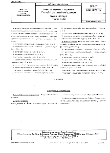 Środki do prania i mycia - Proszki do mechanicznego mycia naczyń - Program badań BN-81/6143-02.02