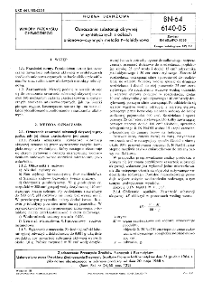 Oznaczanie substancji aktywnej w syntetycznych środkach anionowo-czynnych metodą p-toluidynową BN-64/6140-05