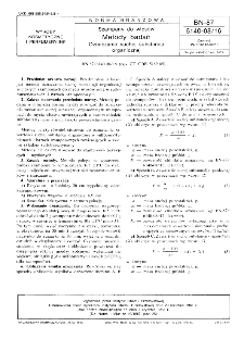 Szampony do włosów - Metody badań - Oznaczanie suchej substancji organicznej BN-87/6140-08.16