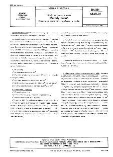 Środki do prania i mycia - Metody badań - Oznaczanie zawartości kosulfanatu w mydle BN-81/6149-01