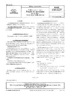 Środki do prania i mycia - Proszki do szorowania - Metody badań - analiza sitowa środka ściernego BN-81/6149-02.09