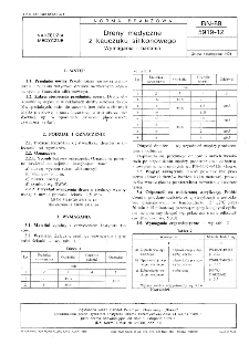 Dreny medyczne z kauczuku silikonowego - Wymagania i badania BN-89/5919-12