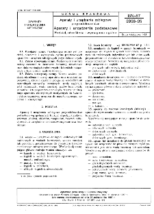Aparaty i urządzenia zabiegowe przyrodolecznicze - Aparaty i urzadzenia podstawowe - Podział, określenia i wymagania podstawowe BN-87/5958-05