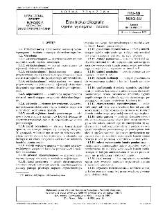 Elektrokardiografy - Ogólne wymagania i badania BN-89/5963-02