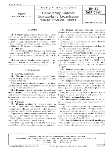 Uniwersalny Gabinet Usprawniania Leczniczego - Wspólne wymagania i badania BN-89/5997-01/01