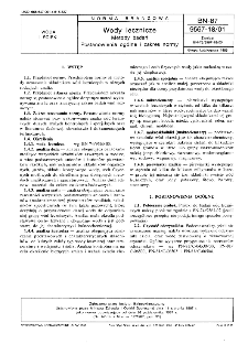 Wody lecznicze - Metody badań - Postanowienia ogólne i zakres normy BN-87/9567-18/01