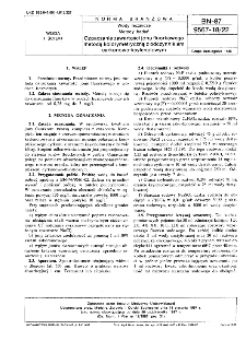 Wody lecznicze - Metody badań - Oznaczanie zawartości jonu fluorkowego metodą kolorymetryczną z odczynnikiem cyrkonowo-ksylenolowym BN-87/9567-18/22