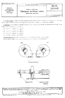 Instalacje odpylające - Odpylacze wirnikowe mokre - Podstawowe parametry BN-78/2370-08