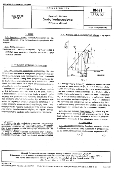 Sprężarki tłokowe - Śruby korbowodowe - Wytyczne obliczeń BN-71/1385-07