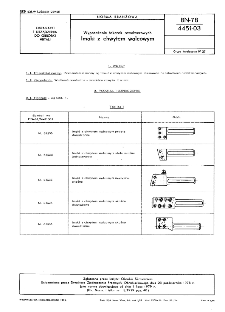 Wyposażenie tokarek rewolwerowych - Imaki z chwytakiem walcowym BN-78/4451-03