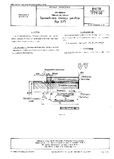 Wierctwo - Połączenia rurowe - Sprawdziany dociągu gwintów Rpr (LP) BN-78/1779-08