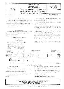 Lokomotywy, wagony i tendry normalnotorowe - Wzorzec nastawczy do przyrządu czujnikowego do pomiaru średnicy na okręgu tocznym kół zestawów BN-82/3509-15