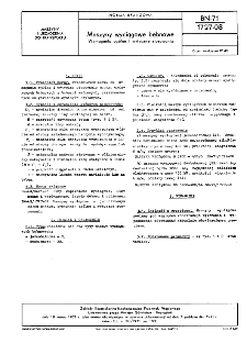 Maszyny wyciągowe bębnowe - Wymagania ogólne i wytyczne stosowania BN-71/1727-08