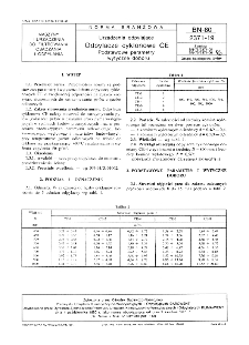 Urządzenia odpylające - Odpylacze cyklonowe CE - Podstawowe parametry i wytyczne doboru BN-80/2371-19