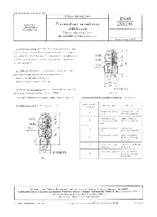 Przemysłowe urządzenia chłodnicze - Zawory odpowietrzające na czynniki chlorowcopochodne BN-81/2552-15