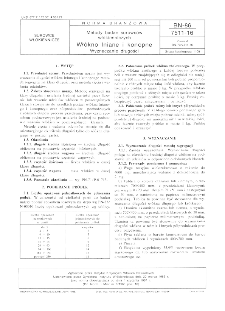 Metody badań surowców włókienniczych - Włókno lniane i konopne - Wyznaczanie długości BN-86/7511-16