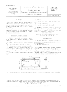 Wyroby kaletnicze - Obudowy walizkowe domowych maszyn do szycia BN-81/8515-01