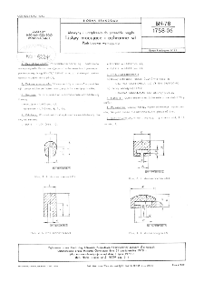 Maszyny i urządzenia do przeróbki węgla - Listwy mocujace i ochronne sit - Podstawowe wymagania BN-78/1758-06
