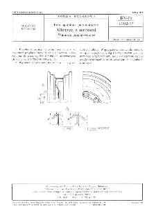 Koła ogumione pneumatyczne - Obręcze z tarczami - Wymiary przyłączeniowe BN-75/1902-37
