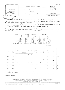 Koła ogumione pneumatyczne - Piasty - Wymiary przyłączeniowe BN-75/1902-38