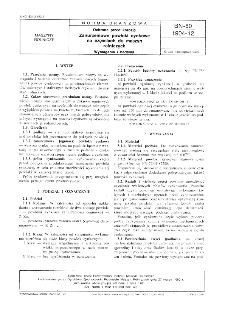 Ochrona przed korozją - Zanurzeniowe powłoki cynkowe na częściach do maszyn rolniczych - Wymagania i badania BN-80/1904-12