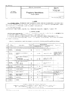 Przędziny bawełniane - Stopnie jakości BN-71/7532-03